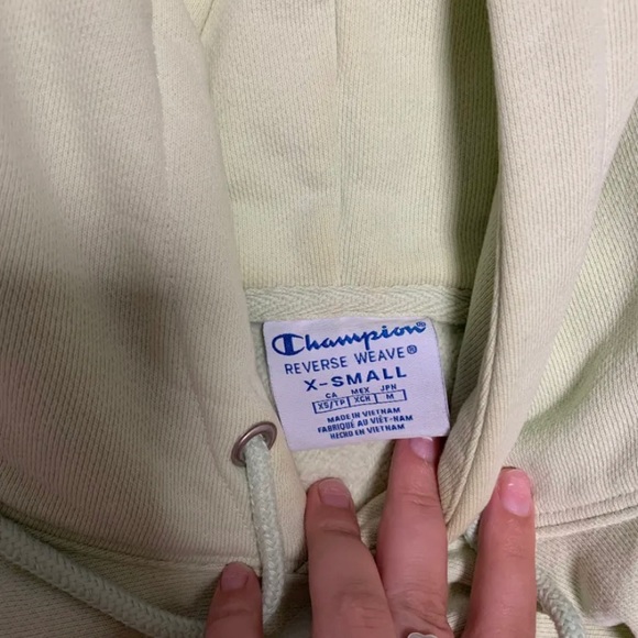 Mint green champion hoodie - Picture 4 of 7